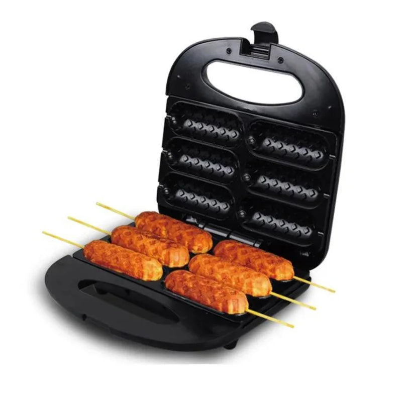 Placa elétrica do cachorro-quente, Sanduiche Maker, 750W, Crepeira