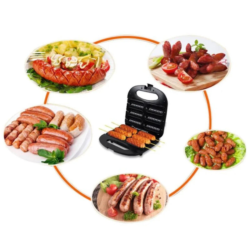 Placa elétrica do cachorro-quente, Sanduiche Maker, 750W, Crepeira