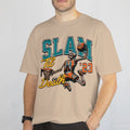 Camiseta Básica Masculina GuGi Esqueleto Basquete Slam Dunk Enterrada NBA 100% Algodão Premium