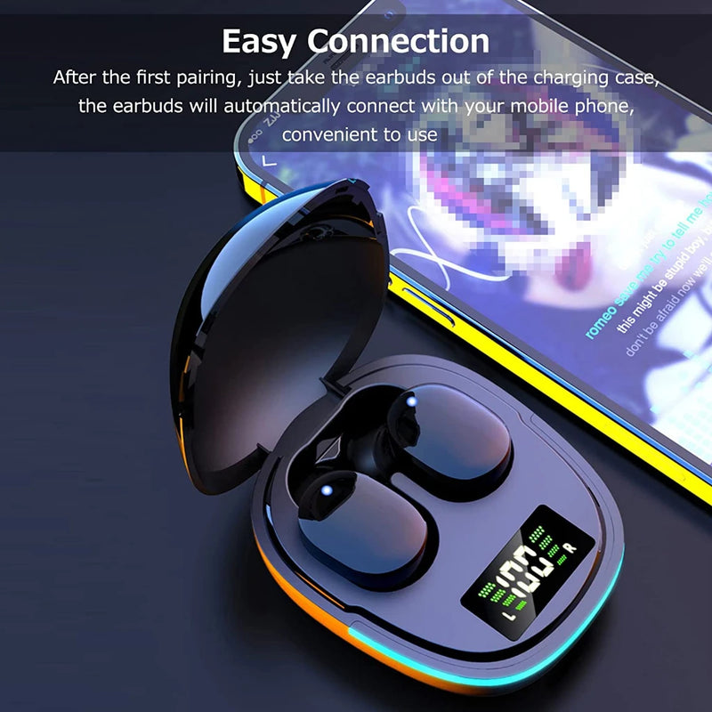 Fone De Ouvido Gaming G9S Sem Fio Bluetooth Com Cancelamento De Ruído À prova d'água Som estéreo Hi-Fi Com microfone