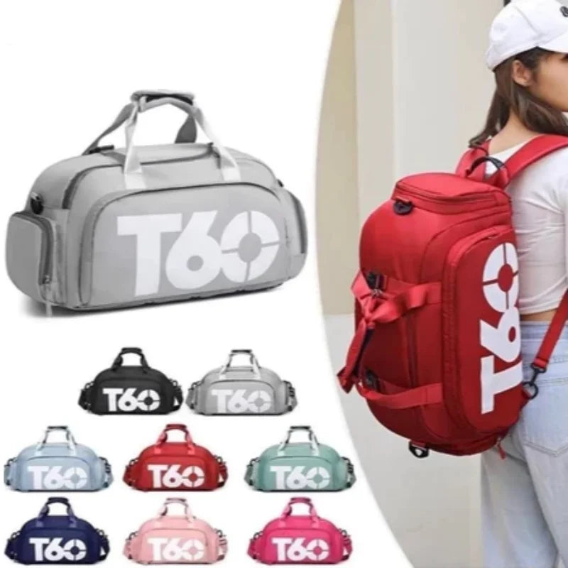 Bolsa Mala T60 viagem academia treino mochila esportiva fitness impermeável