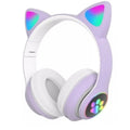 Fone Gatinho Sem Fio com Led Infantil Boy Girl Toy
