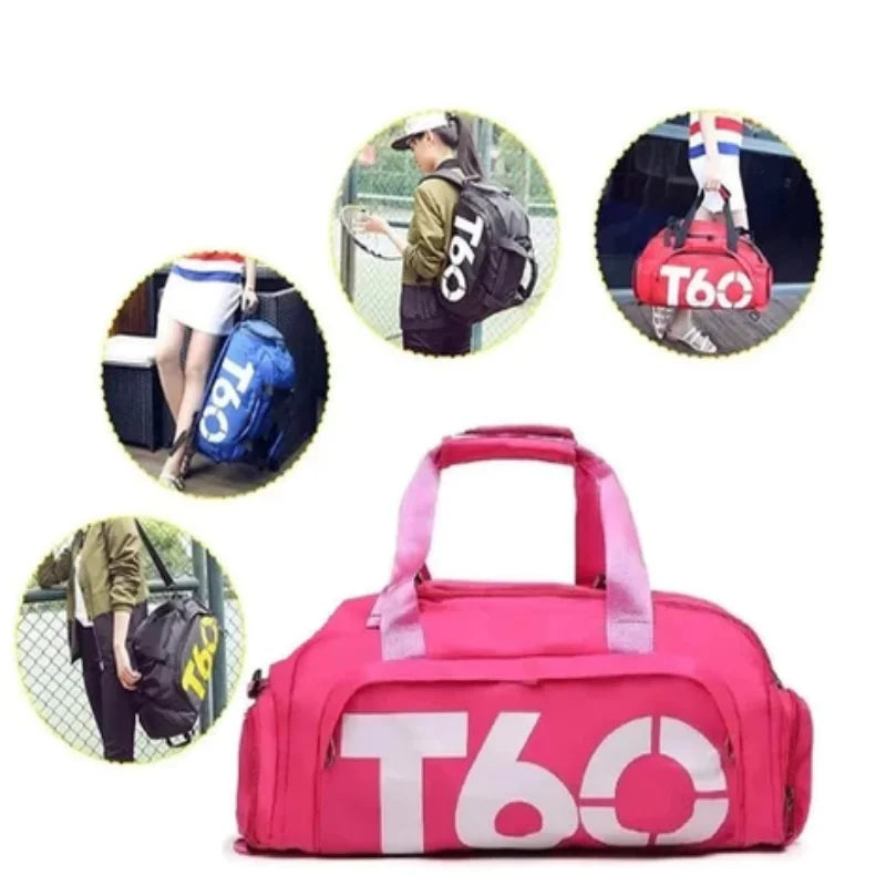 Bolsa Mala T60 viagem academia treino mochila esportiva fitness impermeável