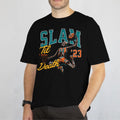 Camiseta Básica Masculina GuGi Esqueleto Basquete Slam Dunk Enterrada NBA 100% Algodão Premium