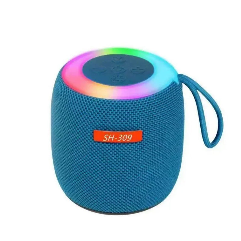 Altifalante RGB Portátil com Bluetooth, USB, Som, 10W