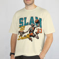 Camiseta Básica Masculina GuGi Esqueleto Basquete Slam Dunk Enterrada NBA 100% Algodão Premium
