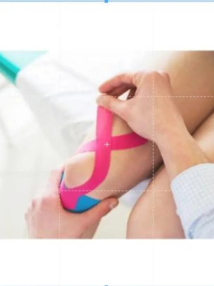 Fita Bandagem Elástica Adesiva Kinesio Rolo de 5cm x 5m
