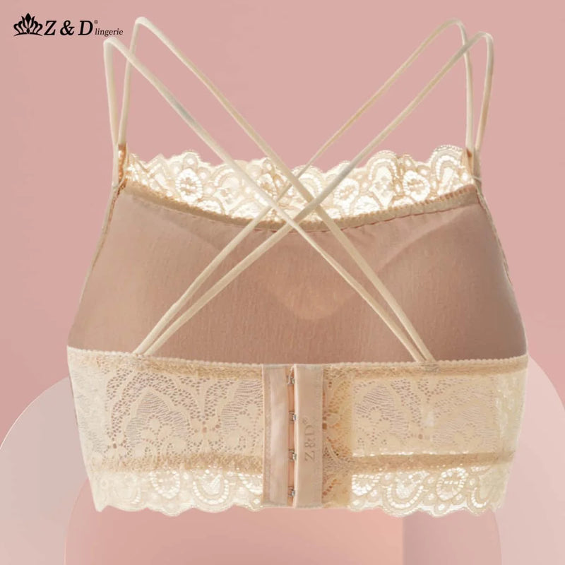 Z&D Lingerie Top De Renda Alças Larga Com Bojo 6907