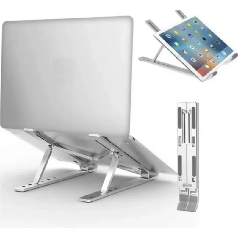 Suporte Aluminio notebook Dobrável Ergonômico Ajustável fino ipad para tablet laptop