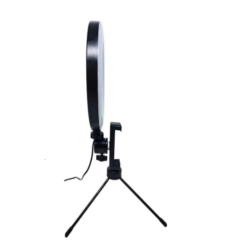 Ring Light De Mesa Iluminador De Led Tripé 6 Polegadas 16cm