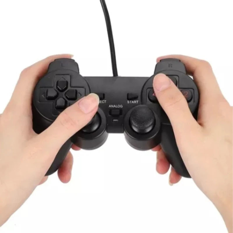 Controle Com Entrada Usb Joystick Jogos Computador E Console