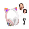 Fone Gatinho Sem Fio com Led Infantil Boy Girl Toy