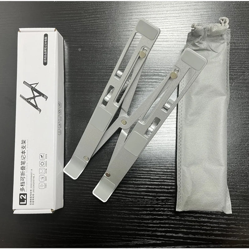 Suporte Aluminio notebook Dobrável Ergonômico Ajustável fino ipad para tablet laptop