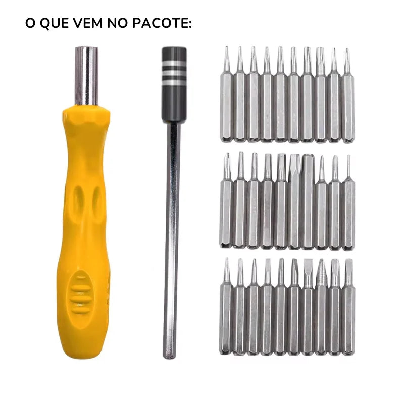 Ferramenta Reparação 12 Em 1 Chave De Fenda Set Precision Mini Chave De Fenda Magnética Bits Kit Telefone Câmera IPad Móvel Manu