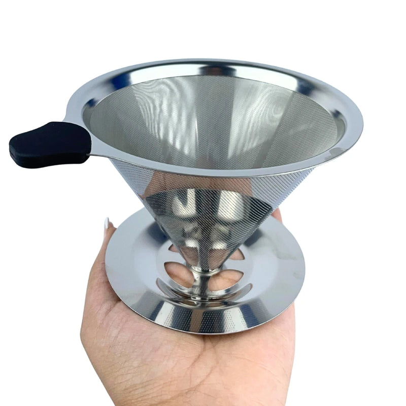 Coador Filtro De Café 103 Inox  -  Coador de Café Grande Sem Uso De Papel - Nybc