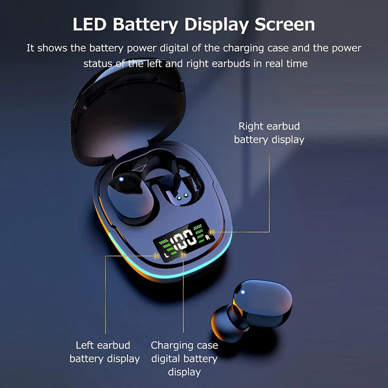 Fone De Ouvido Gaming G9S Sem Fio Bluetooth Com Cancelamento De Ruído À prova d'água Som estéreo Hi-Fi Com microfone