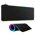 Mouse Pad Gamer Iluminado led Rgb Grande 80 cm por 30 com Mousepad gamer Led com em volta superficie velocidade para jogos