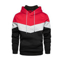 Spring Autumn Men's Hoodies Color Striped Slim Hooded Sweatshirts Mens Coats Male Casual Sportswear Streetwear