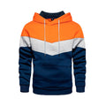 Spring Autumn Men's Hoodies Color Striped Slim Hooded Sweatshirts Mens Coats Male Casual Sportswear Streetwear