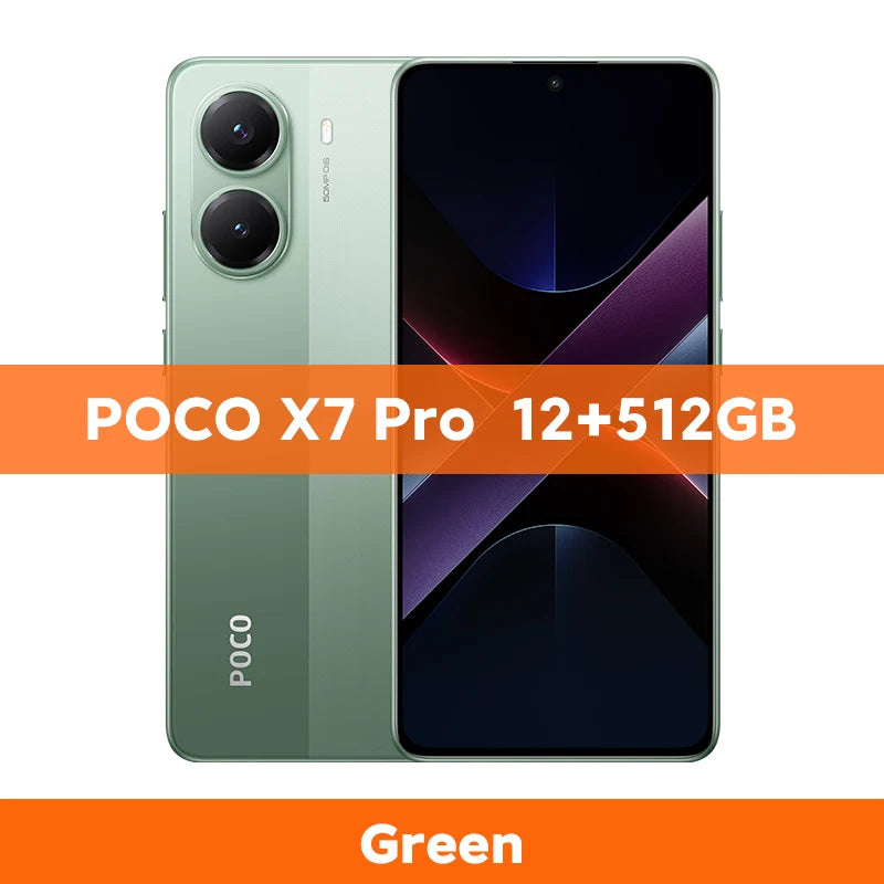 Novo POCO X7 Pro 5G Versão Global do Smartphone Dimensity 8400-Câmera Ultra 6000mAh 90W Carga 50MP com OIS 120Hz NFC