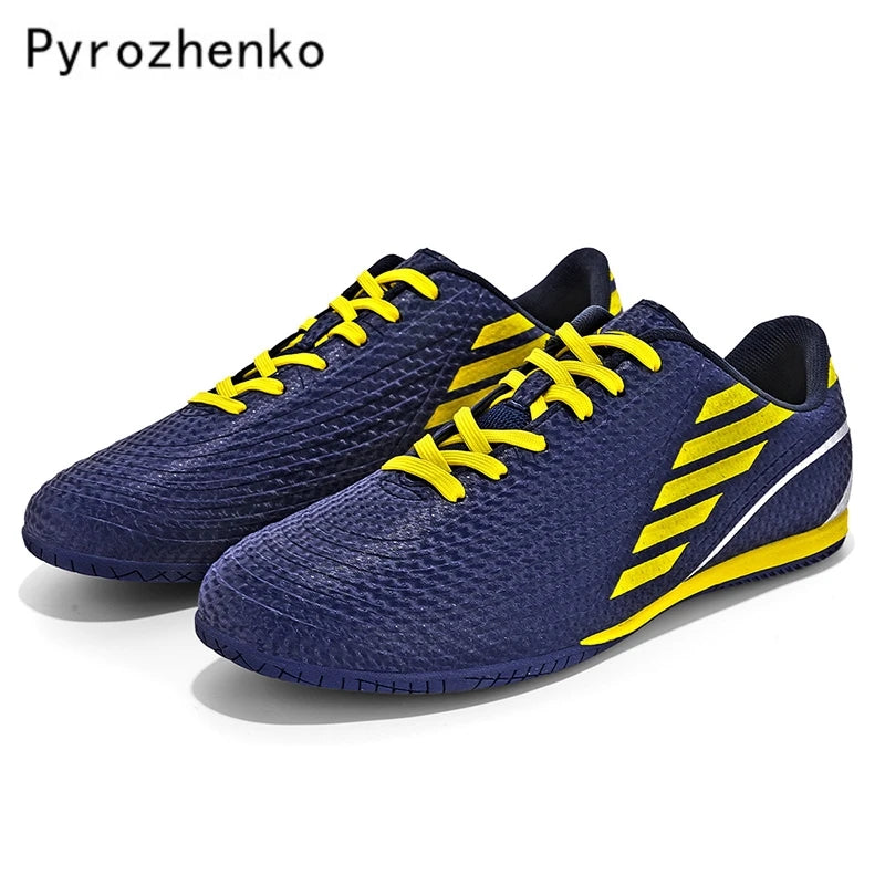 Sapatos de futebol originais dos homens botas de futebol criança cravejada tênis de futebol antiderrapante tênis de treinamento turf futsal formadores