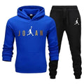 Homens agasalho 2 peças conjuntos moletom com capuz + calças com cordão masculino hoodies correndo roupas esportivas das mulheres dos homens outono sportwear