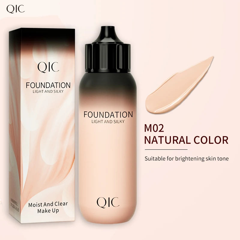 Creme líquido da fundação 30ml, impermeável, controle do óleo, base do acne, composição, hidratação, matte, ocultador, cosmético