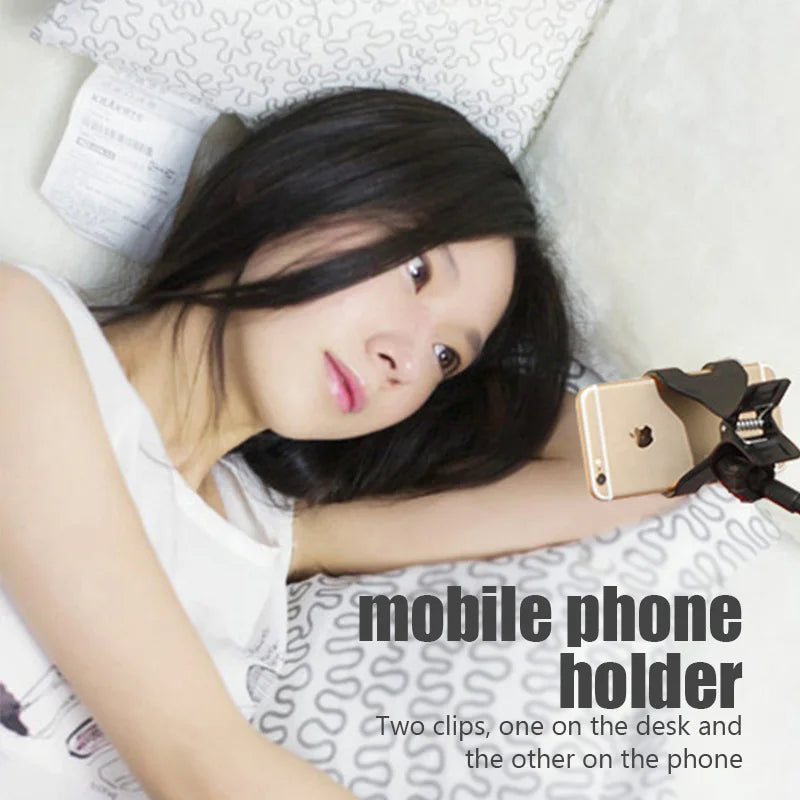Universal Mobile Phone Holder Flexível Lazy Holder Ajustável Celular Clipe Home Bed Desktop Mount Bracket Smartphone Stand