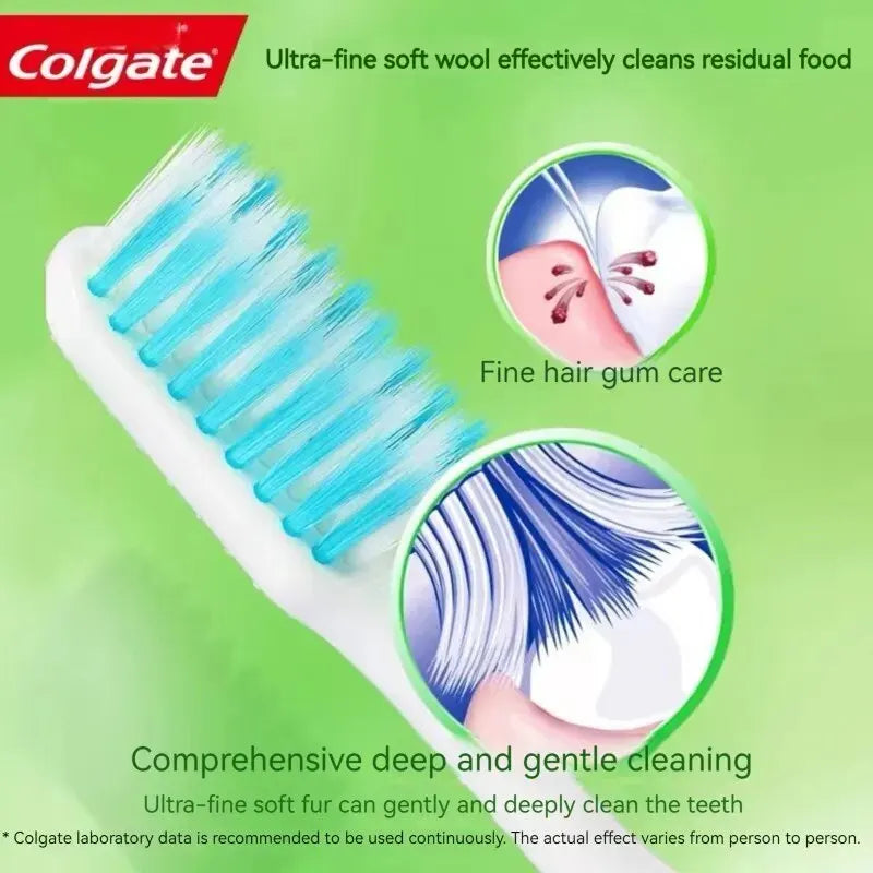 Six Packs Toothbrush Tooth Cleaning Família Casal Fine Soft Medium Hair Travel Suit para homens e mulheres Back Tooth Cleaning