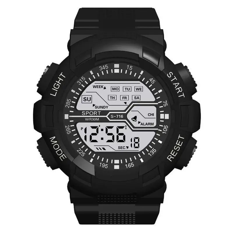 2 foreign trade direct supply students leisure sports cool multi-function alarm electronic small diamond electronic watch boys