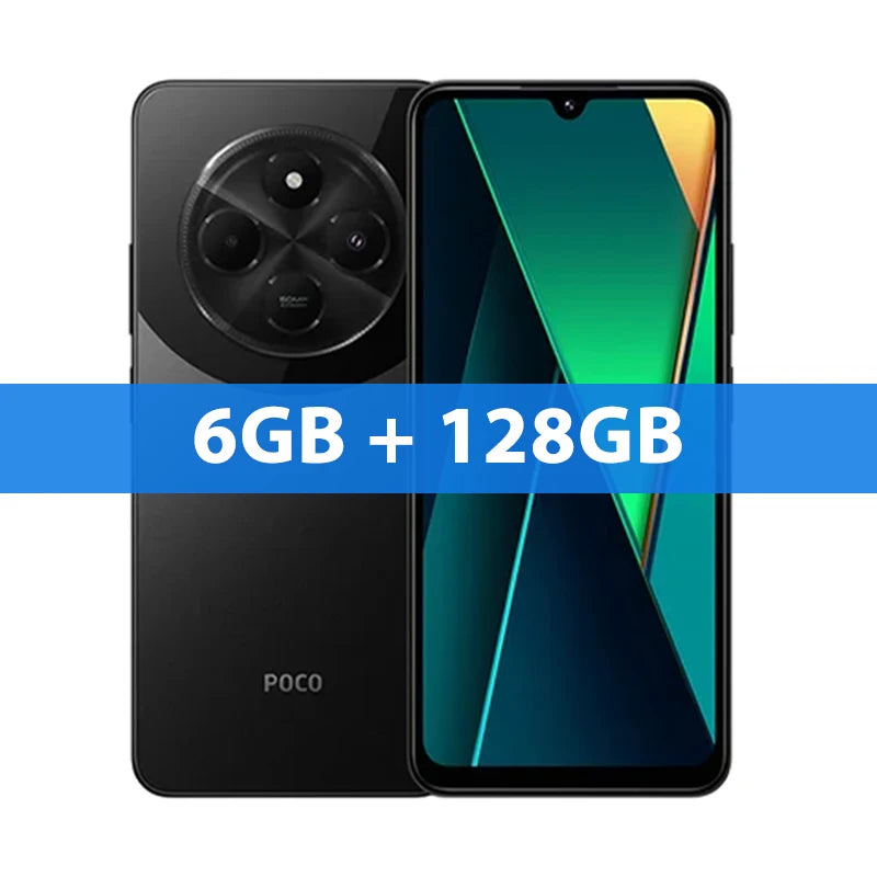Poco c75 versão global helio G81-Ultra 5160mah bateria xiaomi hyperos nfc 6.88 ''120hz display 50mp ai câmera dupla