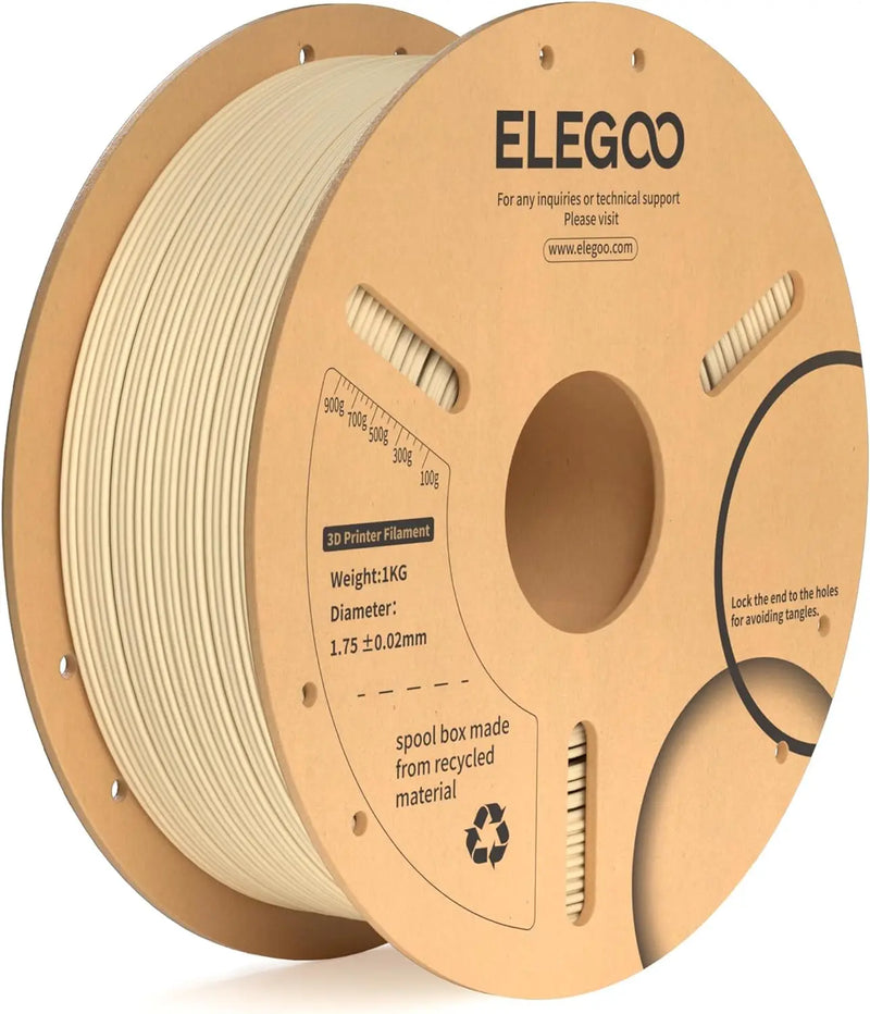 ELEGOO PLA + Filamento 1.75mm 3D PLA para material de consumíveis de impressora 3D compatível com a maioria das impressoras FDM (1KG/carretel, 2,2 lbs)