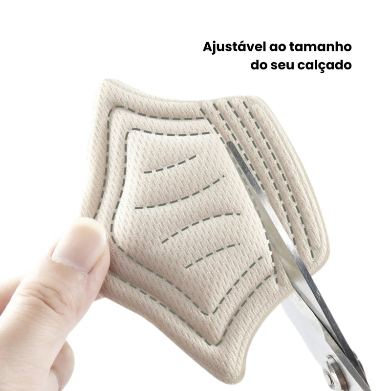 4 Protetor De Calcanhar Salto Alto Sapatos Tênis Ajustável Tecido Confortável