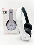 Bluetooth 5.0 Stereo P47 Headset, Jogo Desportivo Sem Fio, Série Dobrável, iPhone, Xiaomi