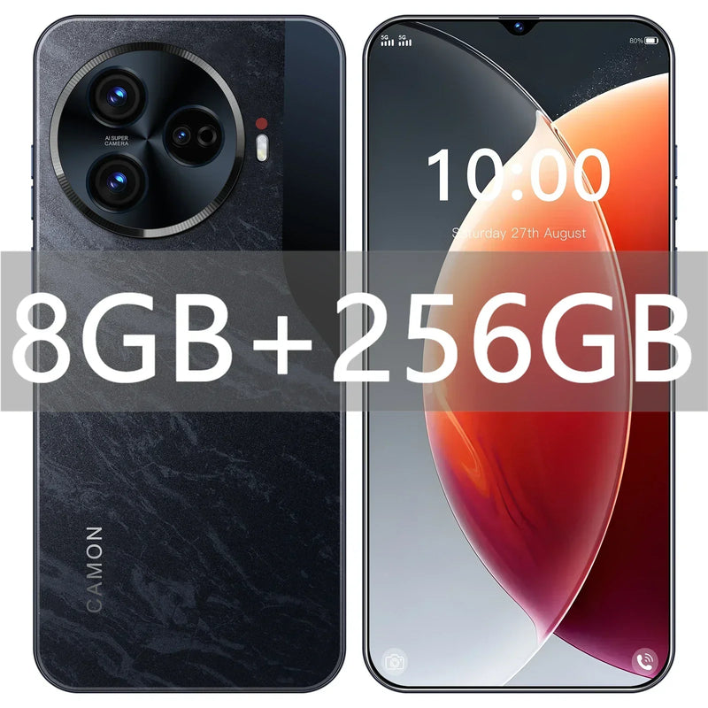 Camon 30 pro smartphone 6.8 hd android telefone móvel desbloqueado 5g cartão sim duplo 6800mah 16gb + 1tb celular 72mp + 108mp celulares