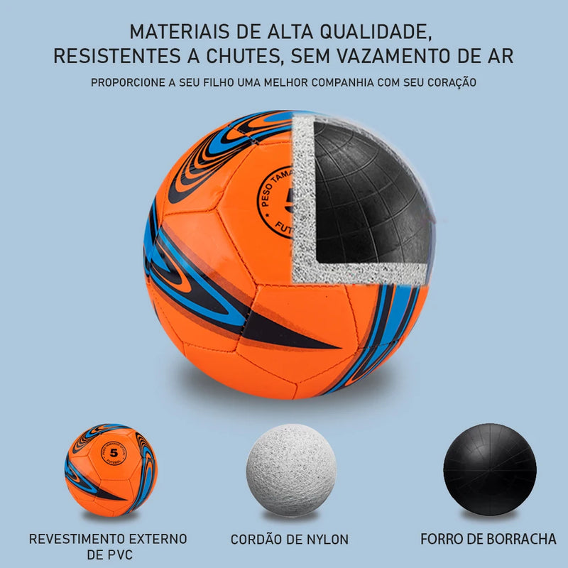 Bola de futebol oficial nº 5/Bola de jogo profissional/Deslumbrante grafite colorido personalizado