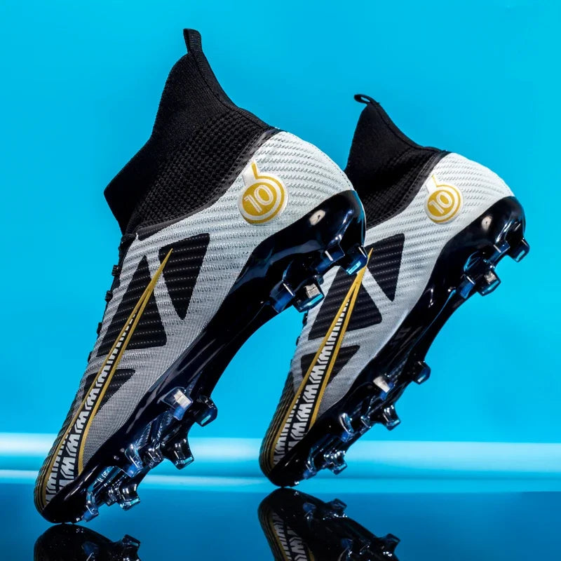Homens sapatos de futebol crianças botas de futebol feminino profissional chuteiras antiderrapante chaussure futebol tf/fg sapatos de futebol ao ar livre