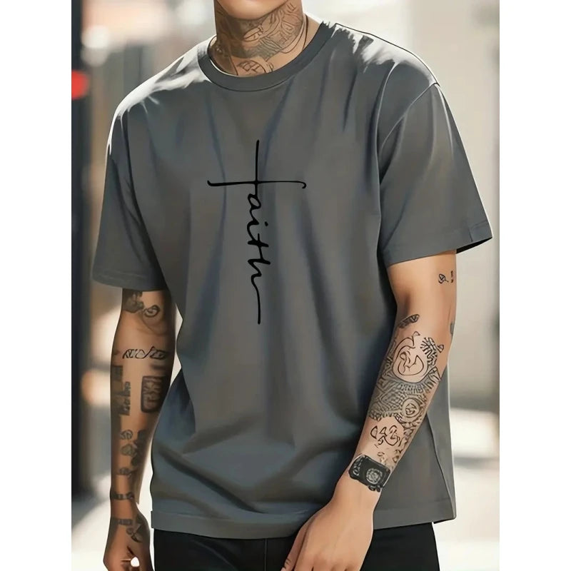 Verão simples camiseta masculina solta respirável camisetas 3d impressão de manga curta topo diário casual roupas masculinas camiseta de grandes dimensões para homem