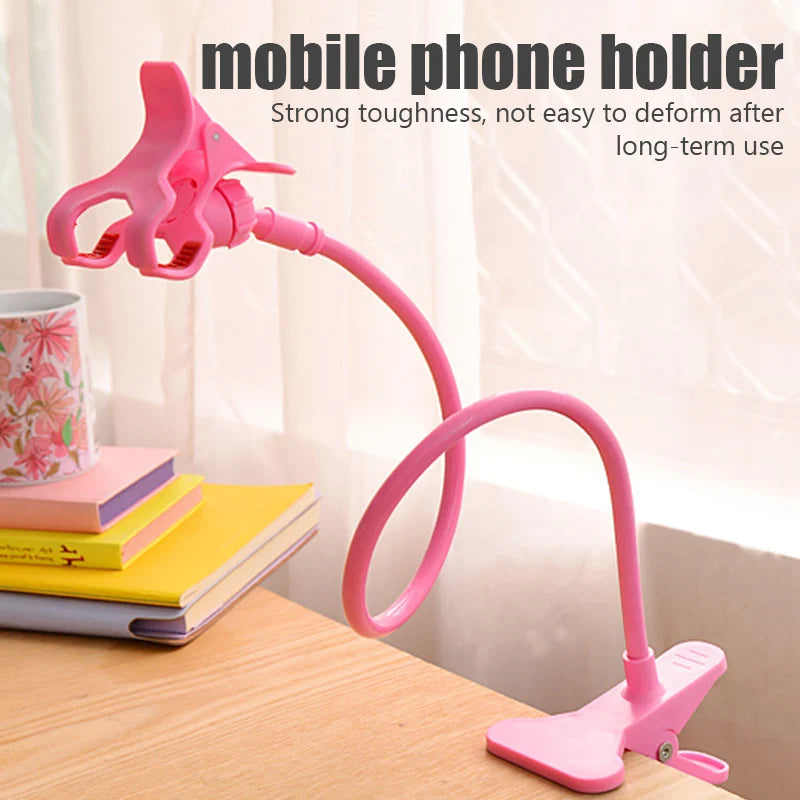 Universal Mobile Phone Holder Flexível Lazy Holder Ajustável Celular Clipe Home Bed Desktop Mount Bracket Smartphone Stand