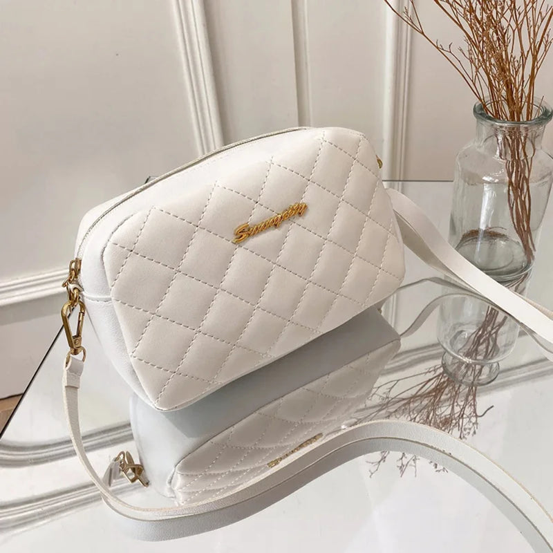 2025 borla pequena bolsa mensageiro para mulheres tendência lingge bordado câmera feminina bolsa de ombro moda corrente senhoras crossbody sacos