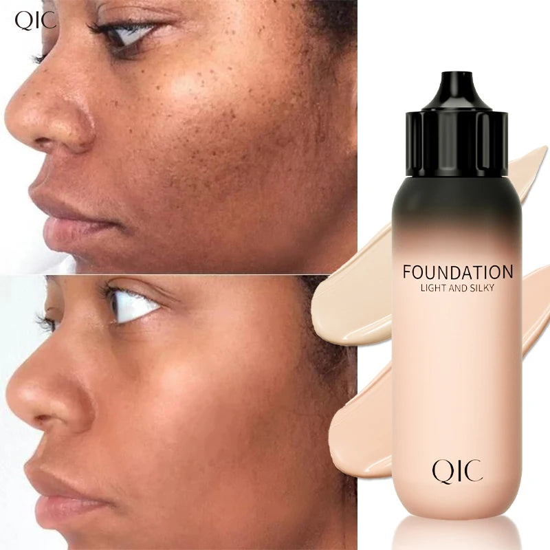 Creme líquido da fundação 30ml, impermeável, controle do óleo, base do acne, composição, hidratação, matte, ocultador, cosmético