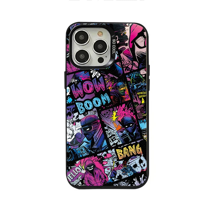 Capinha Capa Silicone Anti-impacto correntes para iPhone  xs max xr 7 8  11 12 13 14 15 16 pro max cas plus