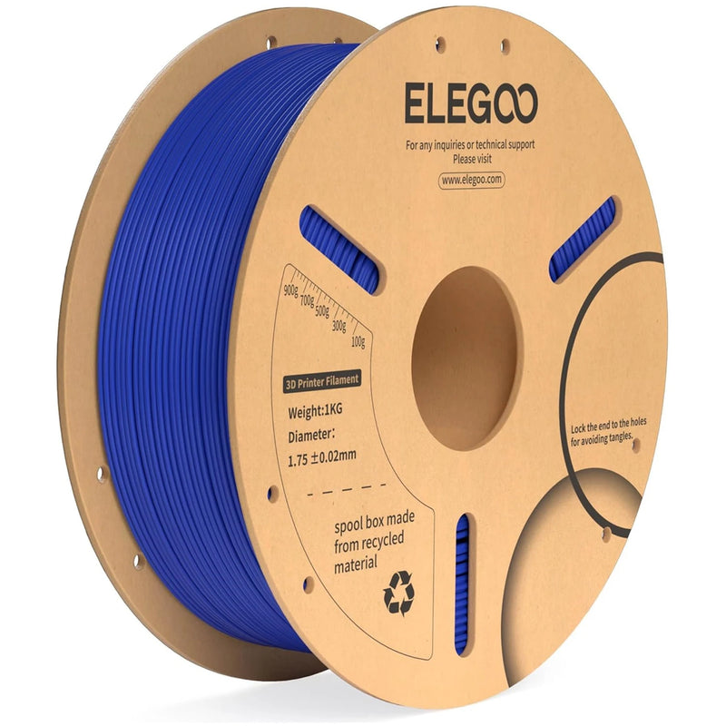 ELEGOO PLA + Filamento 1.75mm 3D PLA para material de consumíveis de impressora 3D compatível com a maioria das impressoras FDM (1KG/carretel, 2,2 lbs)