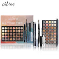 Conjunto de maquiagem Popfeel-Eye para mulheres, paleta de sombras, delineador, rímel, lápis de sobrancelha, maquiagem Tool Box, presentes