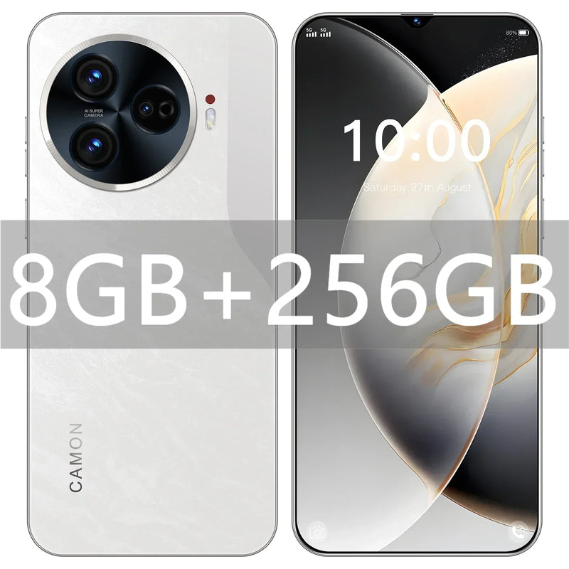 Camon 30 pro smartphone 6.8 hd android telefone móvel desbloqueado 5g cartão sim duplo 6800mah 16gb + 1tb celular 72mp + 108mp celulares