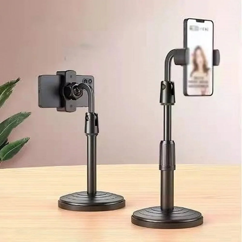 Suporte Tripé Para Mesa Celular Mini Pedestal Ajustável 360°