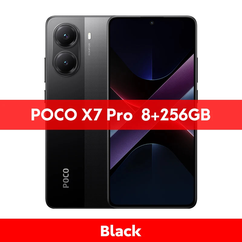 Novo POCO X7 Pro 5G Versão Global do Smartphone Dimensity 8400-Câmera Ultra 6000mAh 90W Carga 50MP com OIS 120Hz NFC