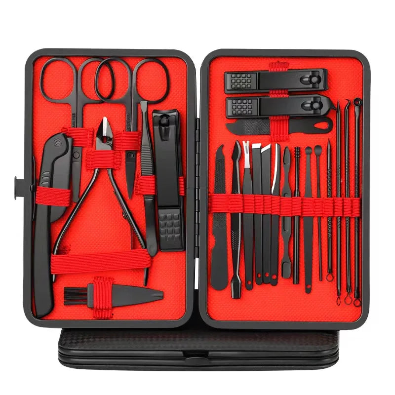 Nail Clipper Set para Manicure e Pedicure, Ferramentas de beleza convenientes, Nail Trimmer, Ear Peeling Knife, T