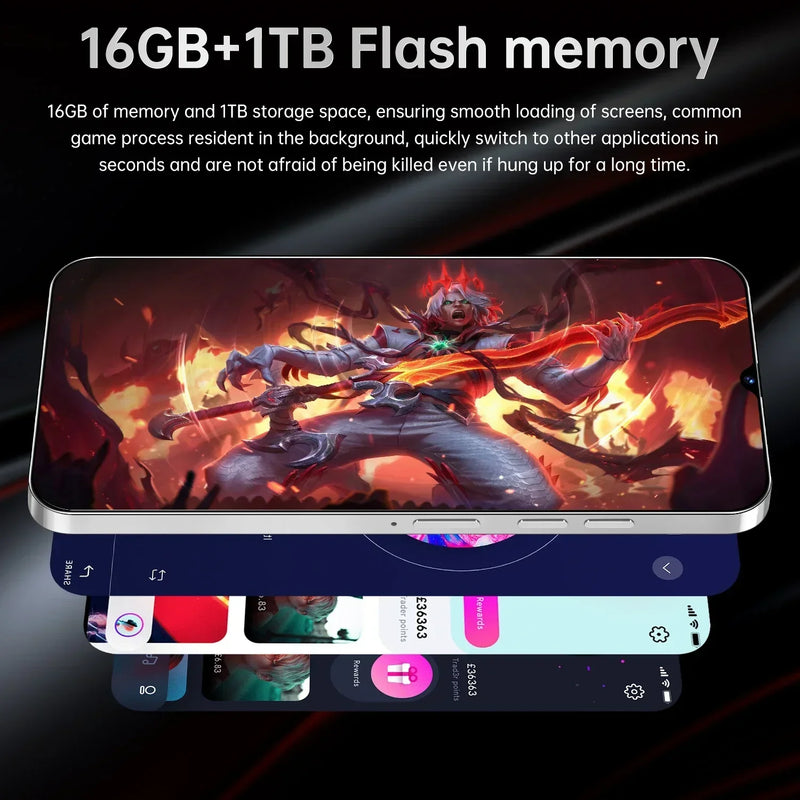 Camon 30 pro smartphone 6.8 hd android telefone móvel desbloqueado 5g cartão sim duplo 6800mah 16gb + 1tb celular 72mp + 108mp celulares