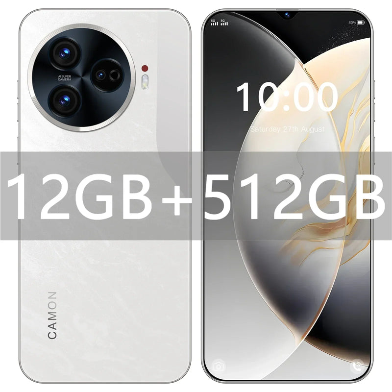 Camon 30 pro smartphone 6.8 hd android telefone móvel desbloqueado 5g cartão sim duplo 6800mah 16gb + 1tb celular 72mp + 108mp celulares